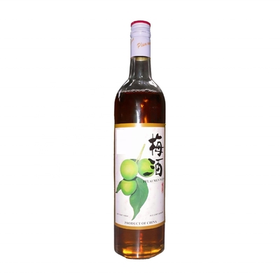 Envase personalizado fermentado de 12 grados 330 ml de vino de ciruela verde de la provincia de Fujian