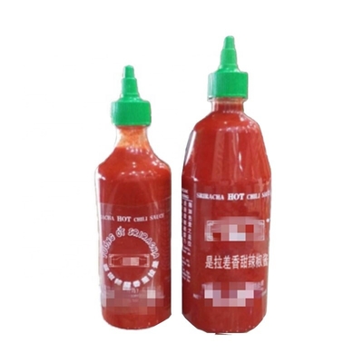 Dolce picante 320 G Chilli Sriracha salsa de chile caliente para el supermercado de embalaje personalizado