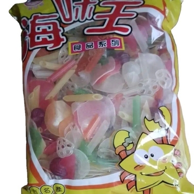 Granos de papa de pellets rojos secos CRISPY PAOSI Material embrionario mezclado hinchado