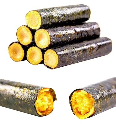 Deliciosos snacks de mariscos de 90 gramos camarones bacalao y carne con sabor a alga Nori Roll