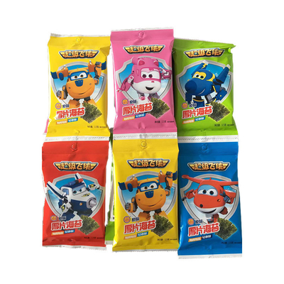 Delicioso crujiente original condimentado Nori desayuno seco algas marinas FD Dirección de proceso JIANGSU