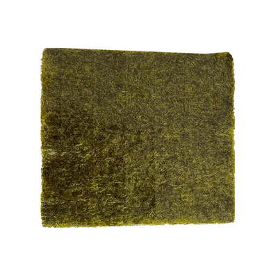 Hoja de algas de tamaño completo Sushi de algas doradas asadas Nori con estilo seco