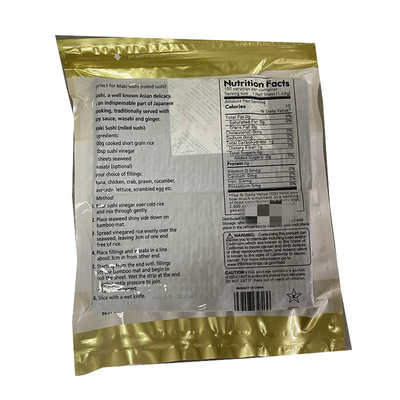 Grado C estilo sushi seco Nori placas de algas asadas 600 pcs por rollo * 10Cm de ancho