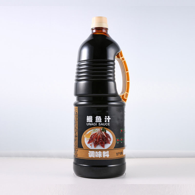 Supermercados OEM 1.8L Tambores de plástico Salsa Unagi para líquido de sésamo rojo