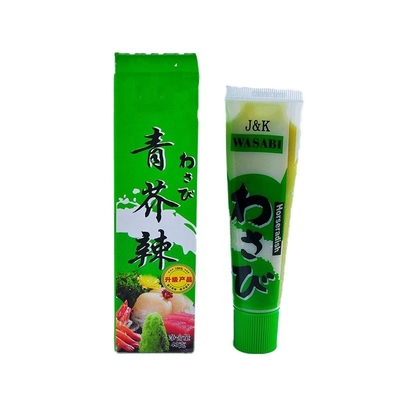 Preparada para comer pasta de rábano picante 43G*10 palos de wasabi pasta para salsa de sushi