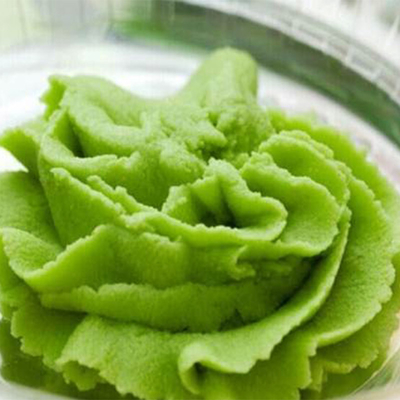 1 kg de peso personalizado Wasabi condimento en polvo verde natural para comida rápida mostaza