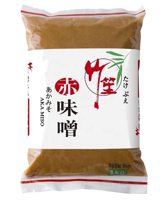 Forma de pasta oscura Shiro Miso pasta para platos salados estilo japonés salsa pasta de soja