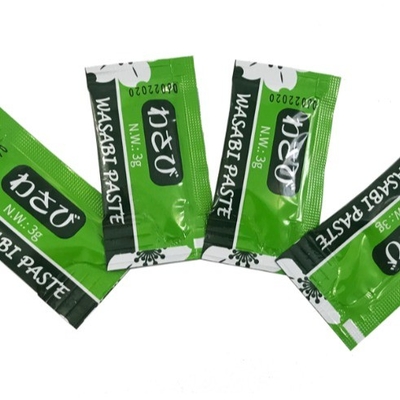 43 g Sachet de polvo de Wasabi con tipo de almacenamiento normal y contenido orgánico