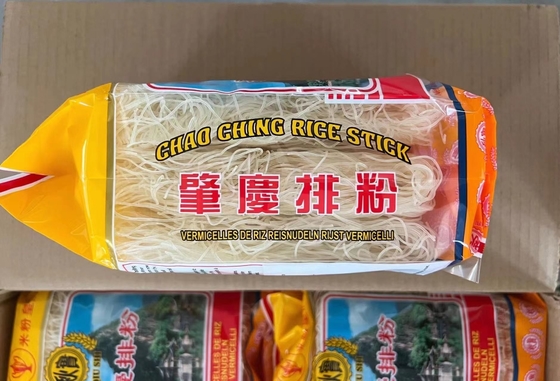 Receta tradicional Zhaoqing Xinzhu Palos de arroz Vermicelli 0,5 kg 24 meses de vida útil