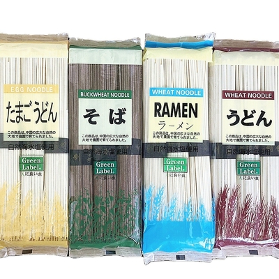 SOBA OEM Udon Seco Soba Somen Ramen Noodle para compradores bajos en sodio