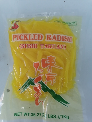 Raíz en conserva para procesar sushi Ingredientes normales de profesionales