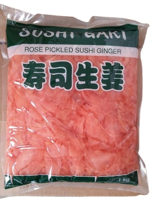 Proceso de preservación de agua Sushi en escabeche dulce jengibre a granel para delicias japonesas