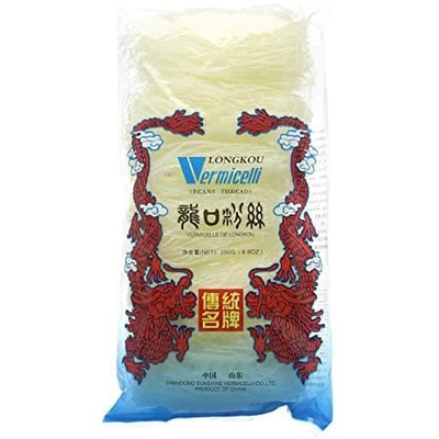 Procesamiento refinado Longkou Vermicelli 1 Kg con una vida útil de 24 meses