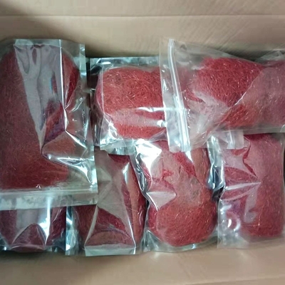 Filamentos de seda de pimienta roja alargada seca delgada triturada para sus requisitos del cliente