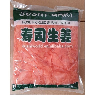 Proceso de vinagre Sushi japones blanco rosa en escabeche Jengibre para cultivo al aire libre Tipo