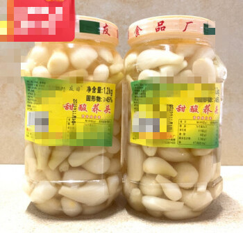 Condimento en vinagre China cebolla bulbosa Rakkyo Almacenamiento NORMAL CONDICIONAL sabor picante