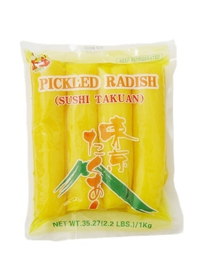 Tipo de almacenamiento normal sabor tradicional japonesas encurtidas picado rábano picado en la comida