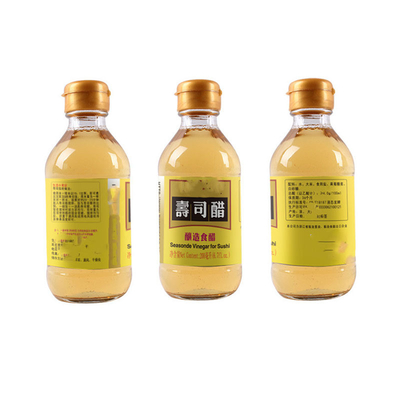 NO aditivos Alimentación 610 ml Botella de sushi japonés Arroz condimento claro natural personalizado