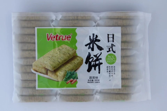 300G*12/CTN Sushi Rice Cracker Snack o Ingredientes de Canola para su despensa de la oficina