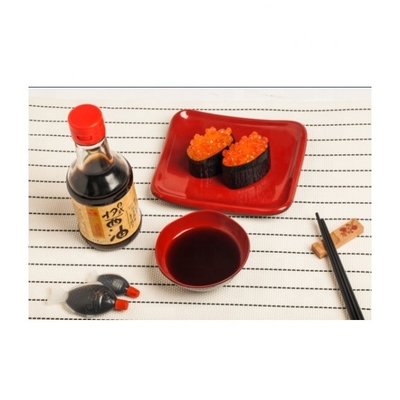 Cocina suave y suave salsa de soja en forma de pescado a vapor 2.6 ml para sumergir o condimentar