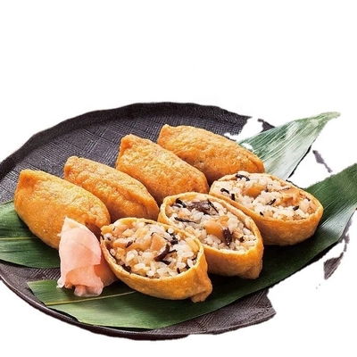 deleite su paladar con AJITSUKE sushi de tofu congelado con condimentos Inari