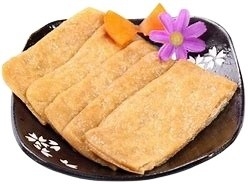 deleite su paladar con AJITSUKE sushi de tofu congelado con condimentos Inari