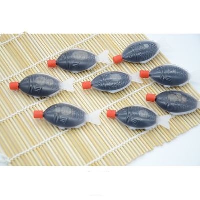 100% de pureza Salsa de soja oscura Mini Sushi en forma de saco de pescado OEM 2.6ml 4ml 8ml 15ml 200ml