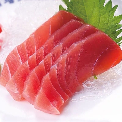 Shandong Tuna congelado de aleta amarilla 0,4/0,6/0,8 kg Maguro de grado Sashimi para la dirección