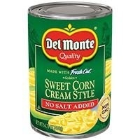 130 g 425 g 850 g de maíz dulce de estilo crema enlatada para una cocción al vapor sencilla y conveniente