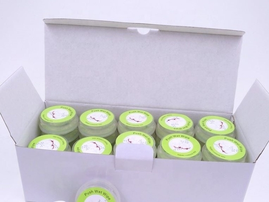 Práctico empuje limpio redondo magia desechable toalla húmeda pañuelo de ropa para el hogar / cocina