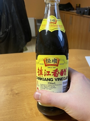 500ml 550ml 600ml Vinagre de arroz negro Chinkiang Un must-have para su cocina