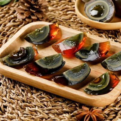 Dirección de Shandong Conservado huevo de pato huevo de siglo con ingredientes normales