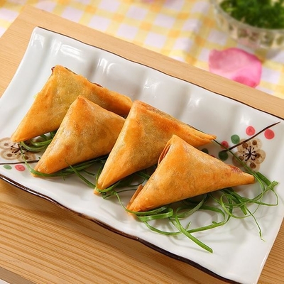 Tipo de almacenamiento Pollo vegetal helado halal Shumai Samosa bollo al vapor de SHANDONG
