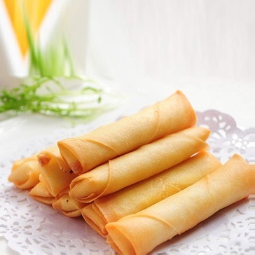 Rolos de primavera de verduras congeladas saludables para un plato nutritivo y sabroso