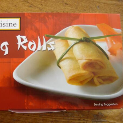 Rolos de primavera de verduras congeladas saludables para un plato nutritivo y sabroso