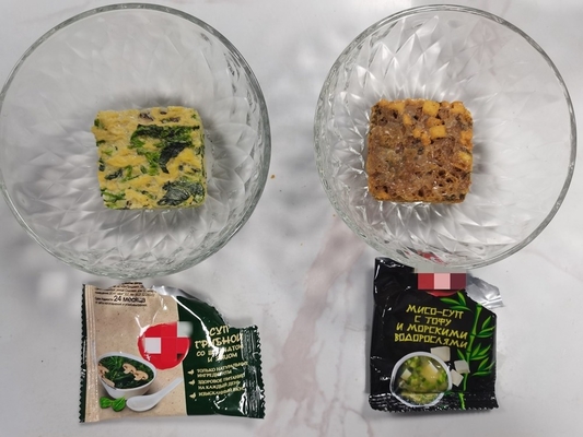 Cubo de condimento de caldo de camarón en polvo seco para camarón de pollo y hortalizas