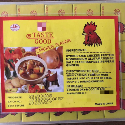 Grado alimenticio congelación condimento cubo pollo camarón hortalizas de stock secado cubo de sopa de miso