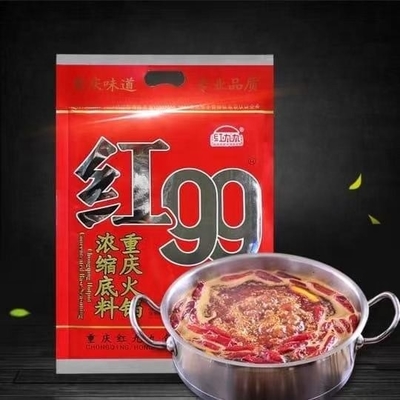 12 meses Vida útil Sopa picante china de olla caliente base de la olla caliente condimento contenido normal