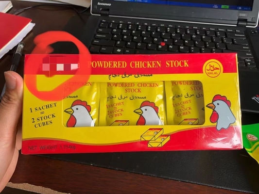 Tipo de almacenamiento SOPA de pollo en polvo seca normal con camarón seco y pescado